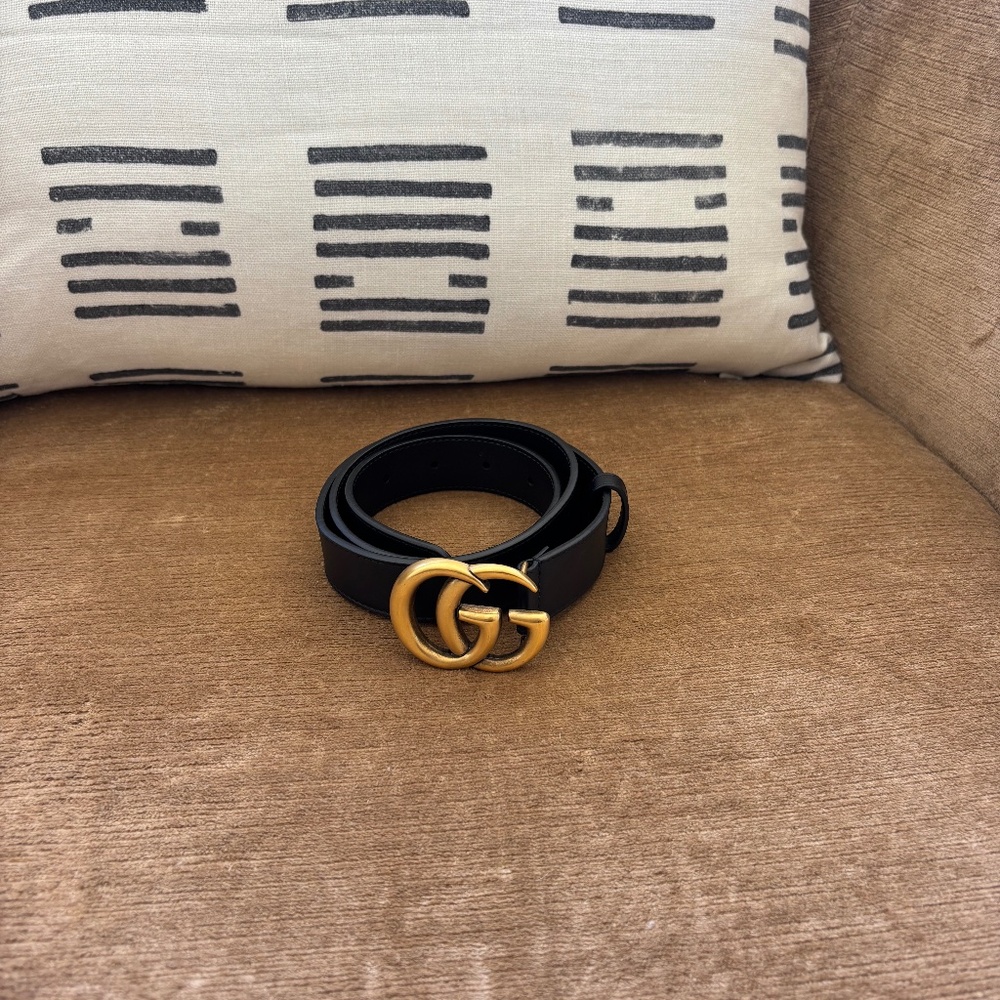 Gucci Marmont Belt Size 80